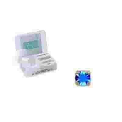 Orecchini Inverness Acquamarina 3mm per Foratura Auricolare