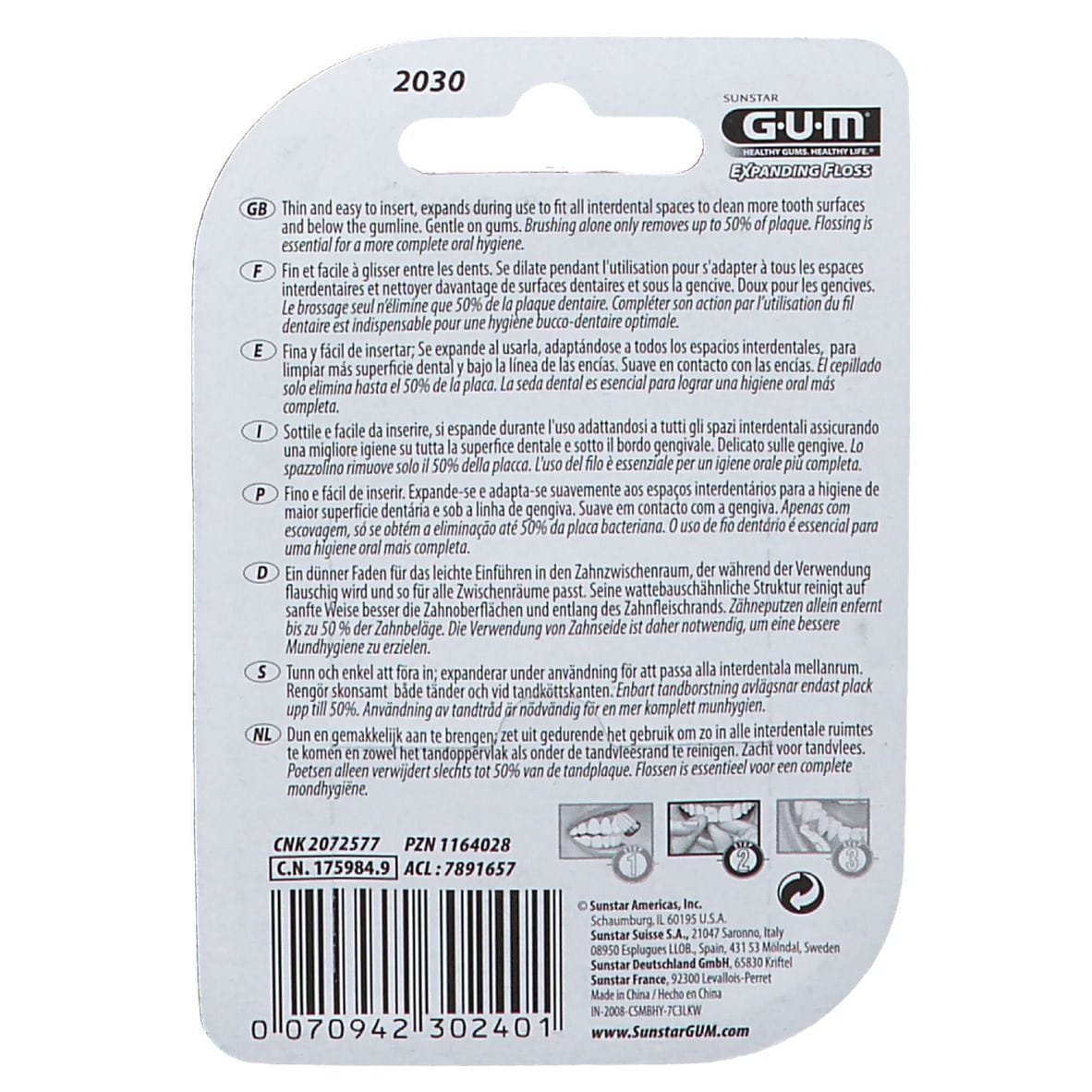 GUM EXPANDING FLOSS FILO 30 M