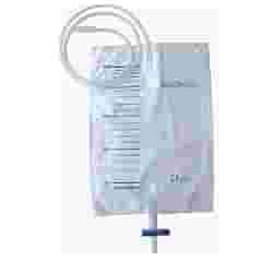 SACCA DI DRENAGGIO LETTO PER INCONTINENZA 2000ML IN PVC CON VALVOLA DI NON RITORNO E SCARICO STERILE CON TUBO DI RACCORDO100CM 75 PEZZI RIUTILIZZABILE CIRCUITO CHIUSO