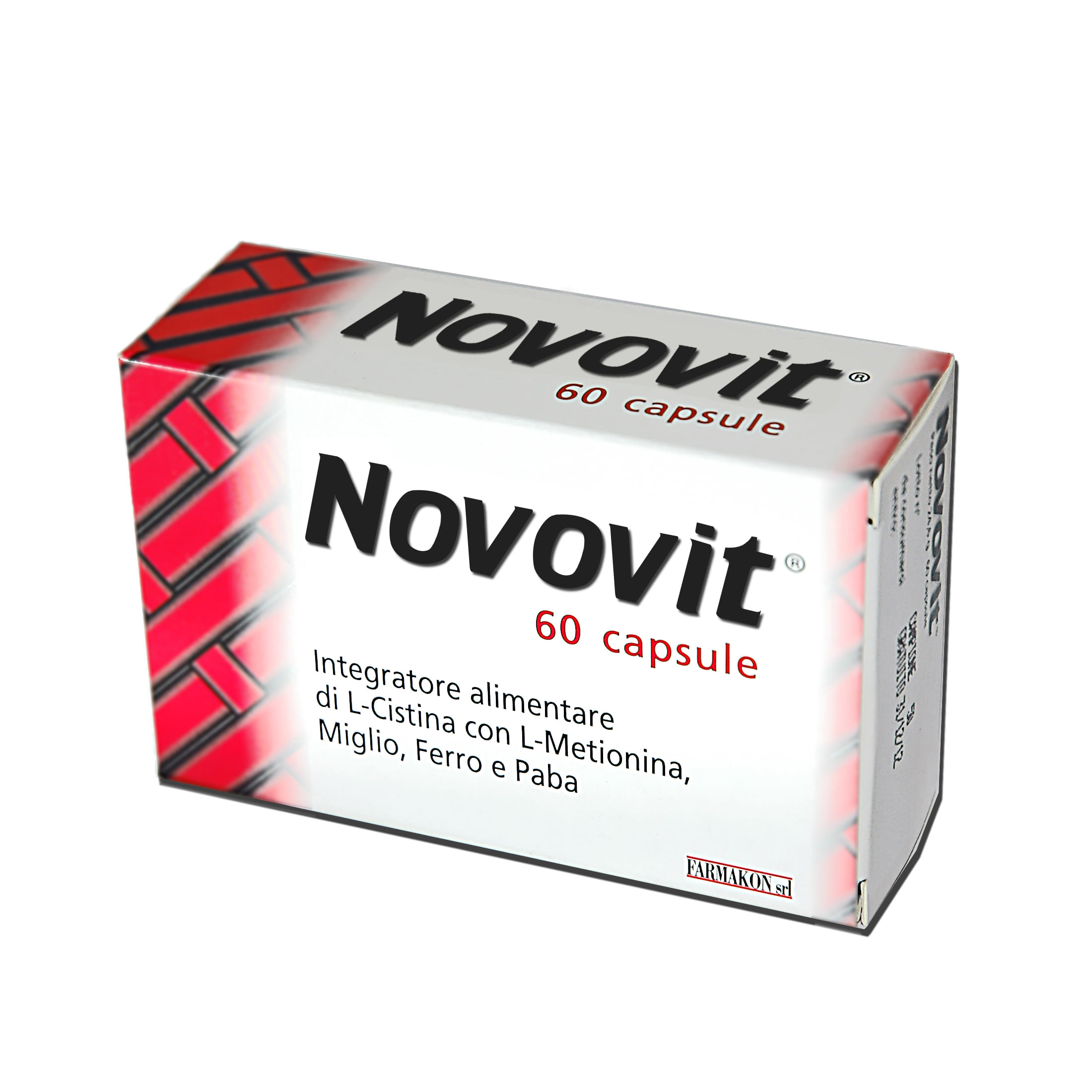 Integratore Novovit per i capelli, 60 capsule