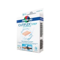 Cerotti Master-Aid Cutiflex Strip trasparenti grandi, 10pz