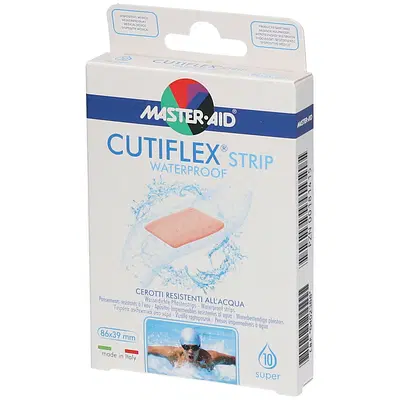 CEROTTO MASTER-AID CUTIFLEXMED STRIP TRASPARENTE IMPERMEABILE SUPPORTO IN POLIURETANO SUPER 10 PEZZI CEROTTO MASTER-AID CUTIFLEXMED STRIP TRASPARENTE IMPERMEABILE SUPPORTO IN POLIURETANO SUPER 10 PEZZI
