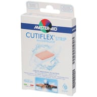 CEROTTO MASTER-AID CUTIFLEXMED STRIP TRASPARENTE IMPERMEABILE SUPPORTO IN POLIURETANO SUPER 10 PEZZI