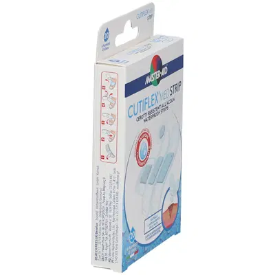 CEROTTO MASTER-AID CUTIFLEXMED STRIP TRASPARENTE IMPERMEABILE SUPPORTO IN POLIURETANO 4 FORMATI ASSORTITI 20 PEZZI CEROTTO MASTER-AID CUTIFLEXMED STRIP TRASPARENTE IMPERMEABILE SUPPORTO IN POLIURETANO 4 FORMATI ASSORTITI 20 PEZZI