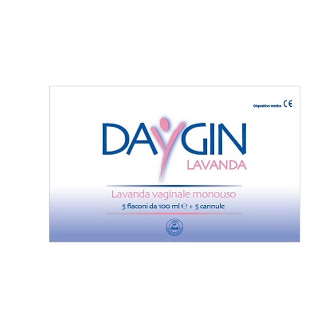 Daygin Lavanda Vaginale 5 Flaconi Da 100 Ml + 5 Cannule