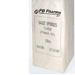 Garza medicazione non sterile 16 strati 10x10cm, 100 pezzi