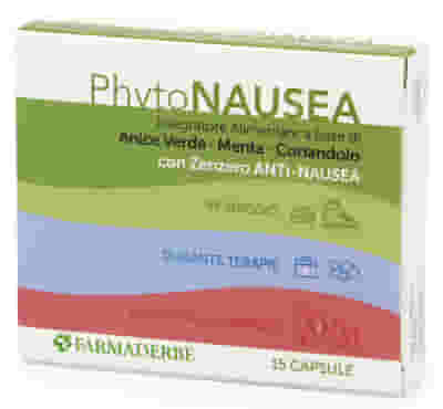 Integratore PhytoNausea con zenzero e menta, 15 capsule