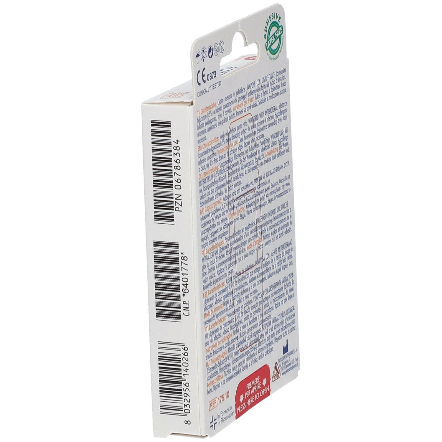 Cerotti Master Aid Forte Med grandi con clorexidina, 10 pz