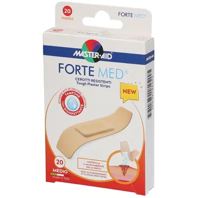 CEROTTO MASTER-AID FORTE MED MEDIO 20 PEZZI CEROTTO MASTER-AID FORTE MED MEDIO 20 PEZZI
