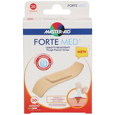 CEROTTO MASTER-AID FORTE MED MEDIO 20 PEZZI CEROTTO MASTER-AID FORTE MED MEDIO 20 PEZZI
