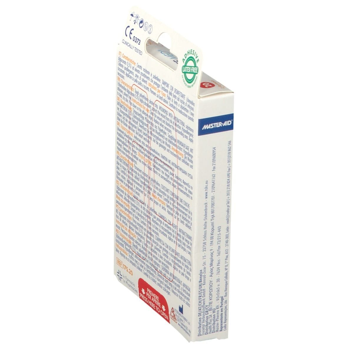 Cerotti Master-Aid Forte Med con clorexidina, 20 pezzi
