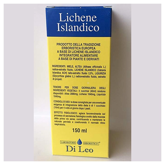 Preparato Lichene Islandico Composto 150 Ml Di Leo