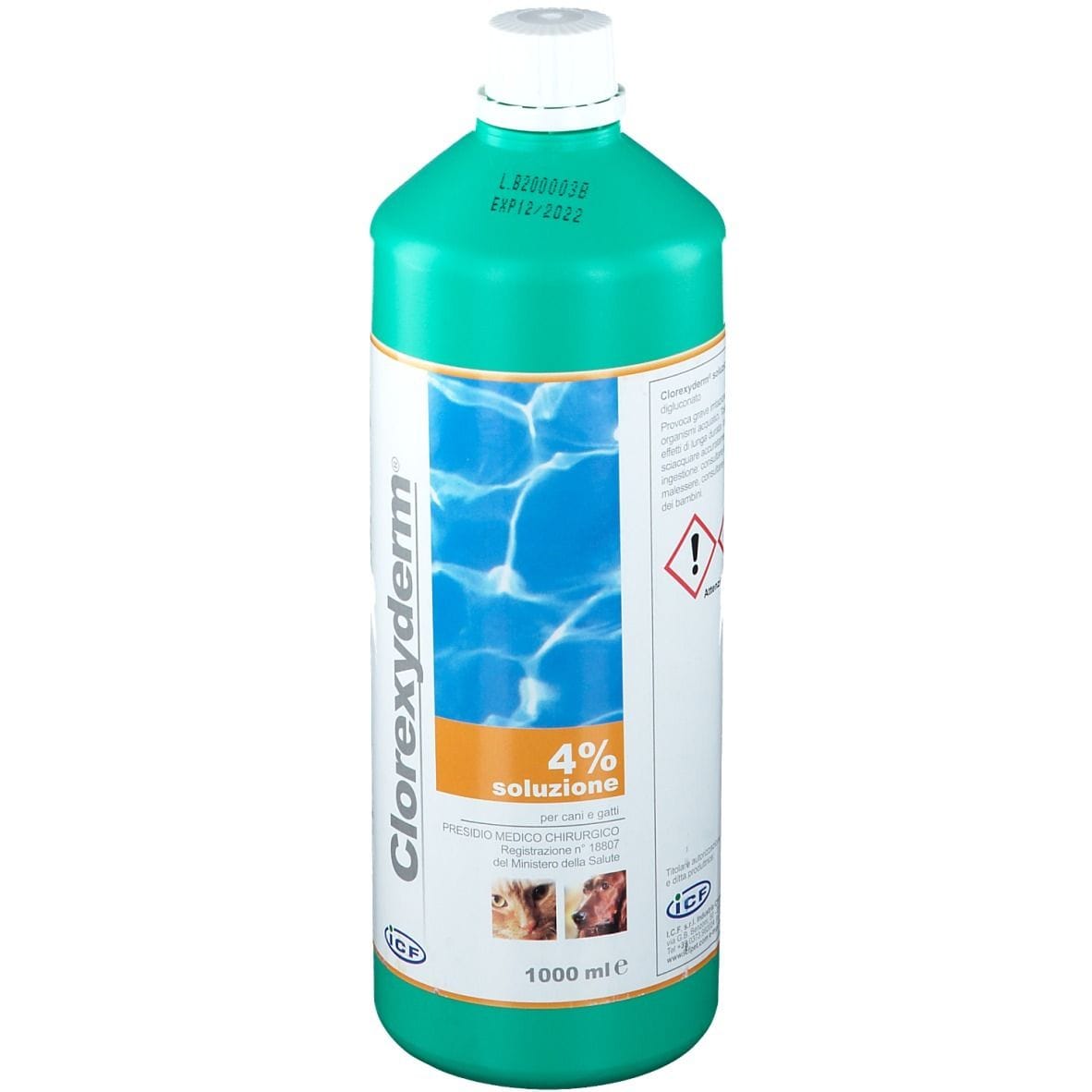 CLOREXYDERM SOLUZIONE 4% 1000 ML