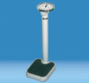 Bilancia sanitaria a orologio, portata 140kg, altezza 100cm