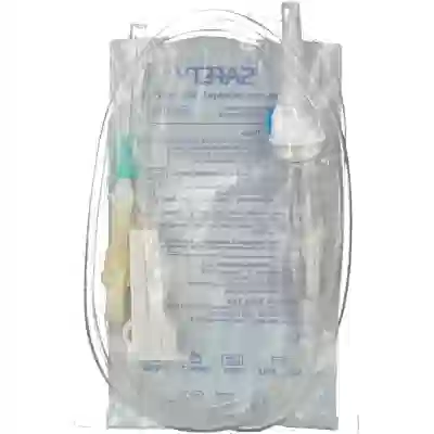 Deflussore con ago G21 per flebo, tubo 120cm roller