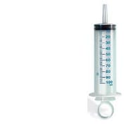 Schizzettone in plastica graduato 100ml per lavaggi e sonde