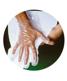 GUANTO MONOUSO PLASTICA STERILE 100 PEZZI