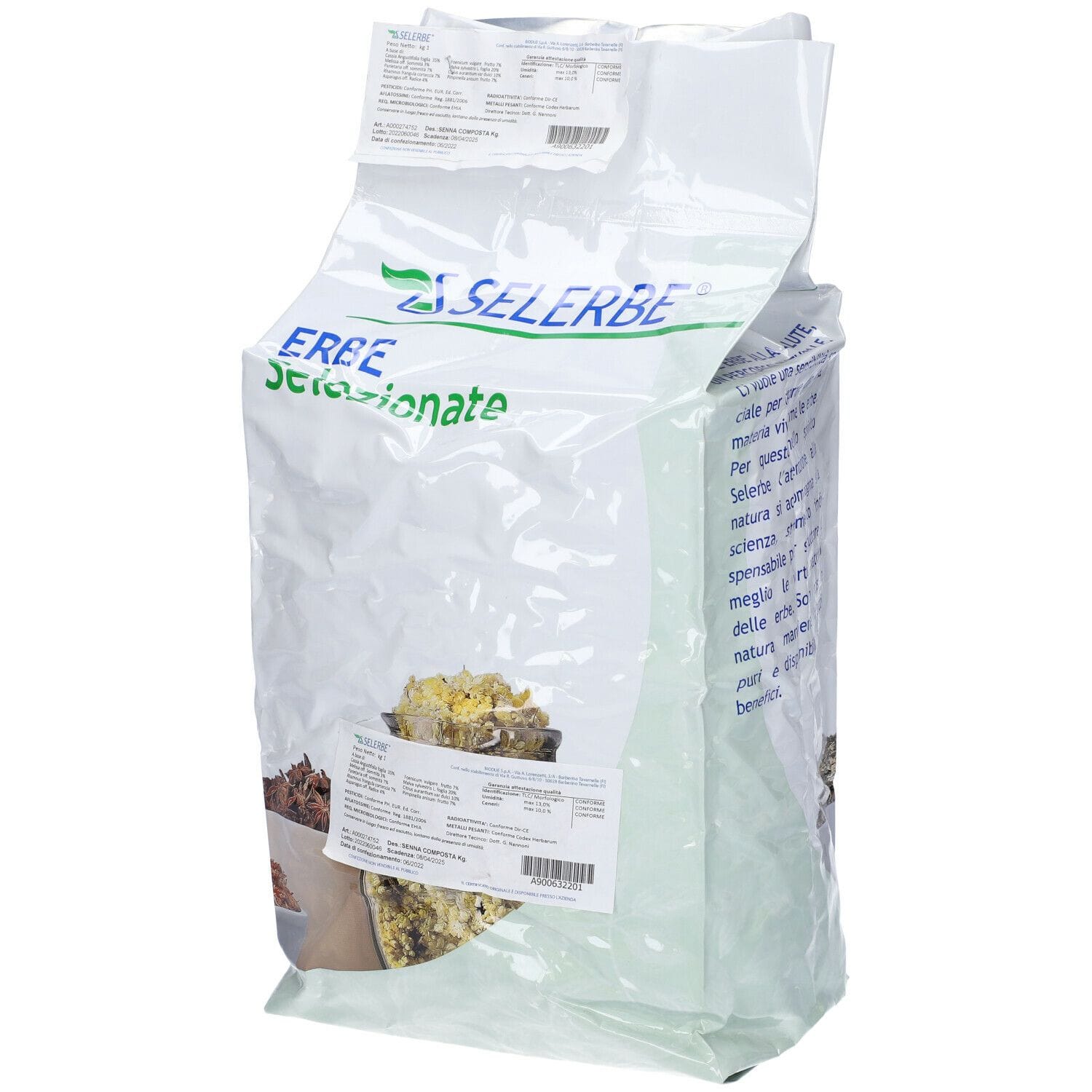 Tisana Selerbe Erbe Senna Compositum 1kg