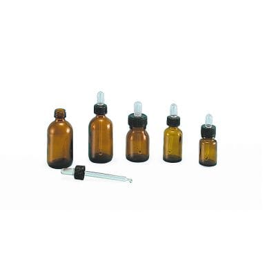 Flacone contagocce Rex in vetro scuro, 20ml