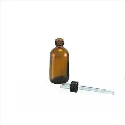 Flacone in vetro scuro con contagocce Rex da 30ml