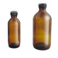 Flacone Americano in vetro scuro 500ml con tappo a vite