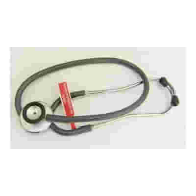 STETOFONENDOSCOPIO PROFESSIONAL CORPO IN ACCIAIO INOX 18/8, ARCHETTO BIAURICOLARE CROMATO CON DOPPIA MOLLA INTERNA