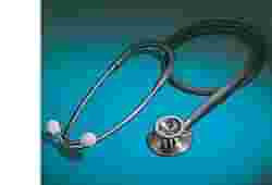 STETOFONENDOSCOPIO PROFESSIONAL CORPO IN ACCIAIO INOX 18/8, ARCHETTO BIAURICOLARE CROMATO CON DOPPIA MOLLA INTERNA