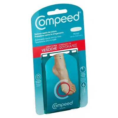 COMPEED VESCICHE CEROTTI FORMATO SMALL 6 PEZZI COMPEED VESCICHE CEROTTI FORMATO SMALL 6 PEZZI