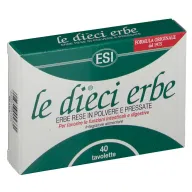 Integratore ESI Le Dieci Erbe per digestione, 40 tavolette