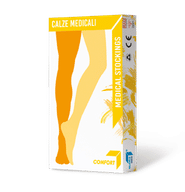 GLORIAMED COMFORT 242 GAMBALETTO CORTO BEIGE MISURA MEDIUM 1 PAIO