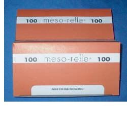 Aghi per Mesoterapia Meso-Relle 27G x 4mm, 100 Pezzi