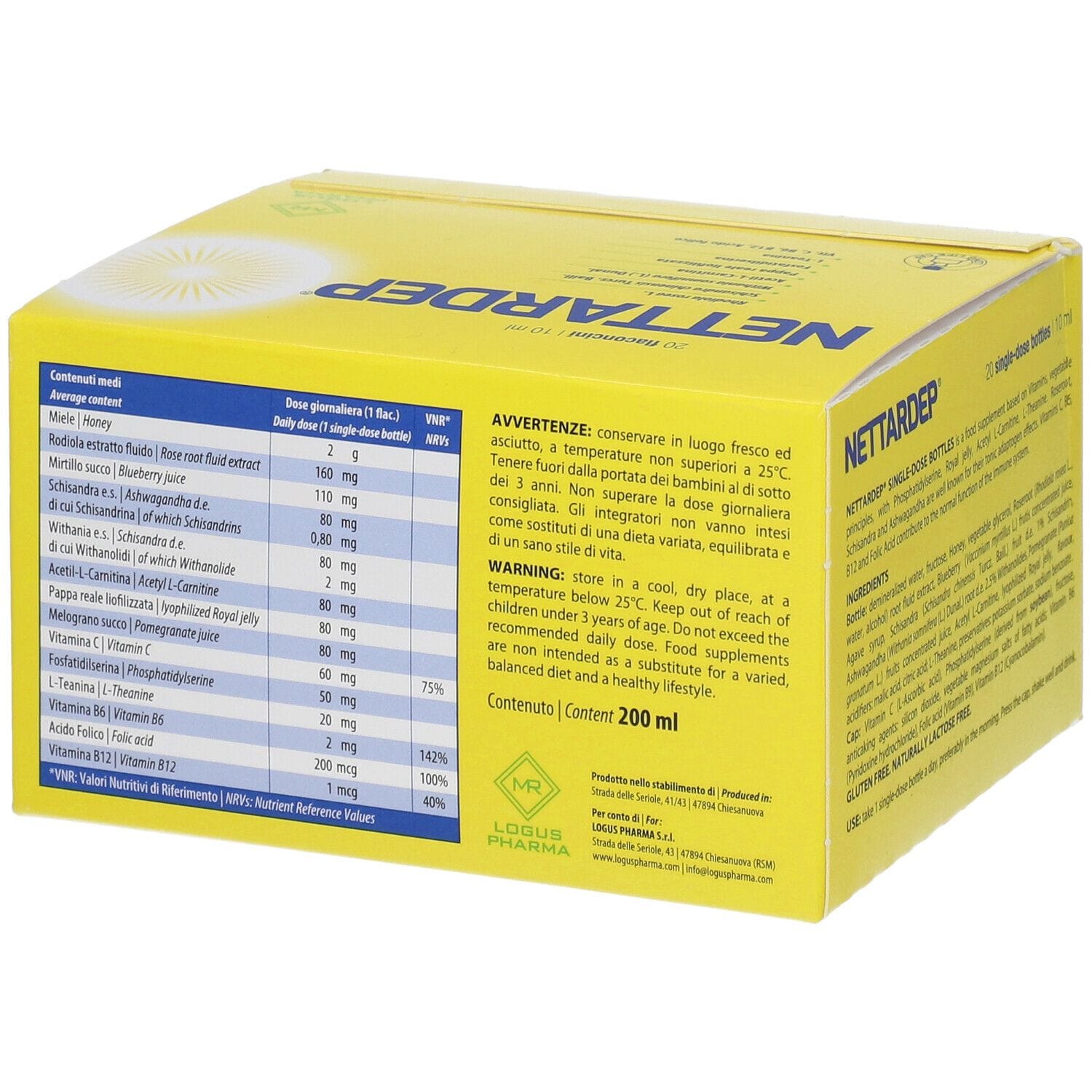 Integratore Nettardep 20 Fiale per stanchezza e convalescenza