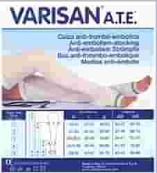 VARISAN ATE 18MMHG MONOCOLLANT DX AGTR PA BIANCO 5 1PZ
