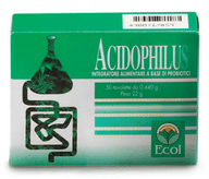 Integratore Acidophilus per flora intestinale, 50 tavolette