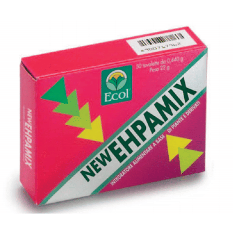 Integratore New Ehpamix con carciofo e tarassaco, 50 tavolette
