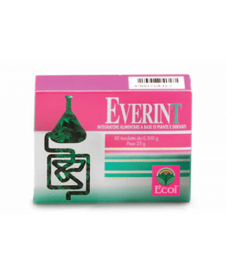 Integratore Everint lassativo naturale, 50 tavolette