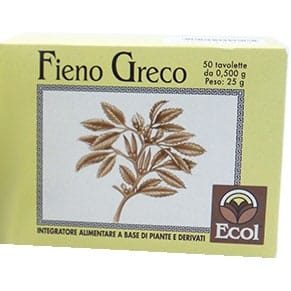 Integratore Fieno Greco in tavolette, 50 compresse