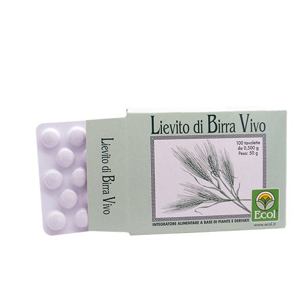 Lievito Vivo 100 tavolette per la flora intestinale