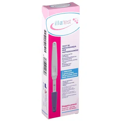 ILLA TEST DI GRAVIDANZA DOPPIAPROVA 2 STICK ILLA TEST DI GRAVIDANZA DOPPIAPROVA 2 STICK