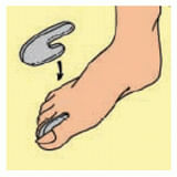 DISTANZIATORE PER DITA GEL TOE SPREADER S