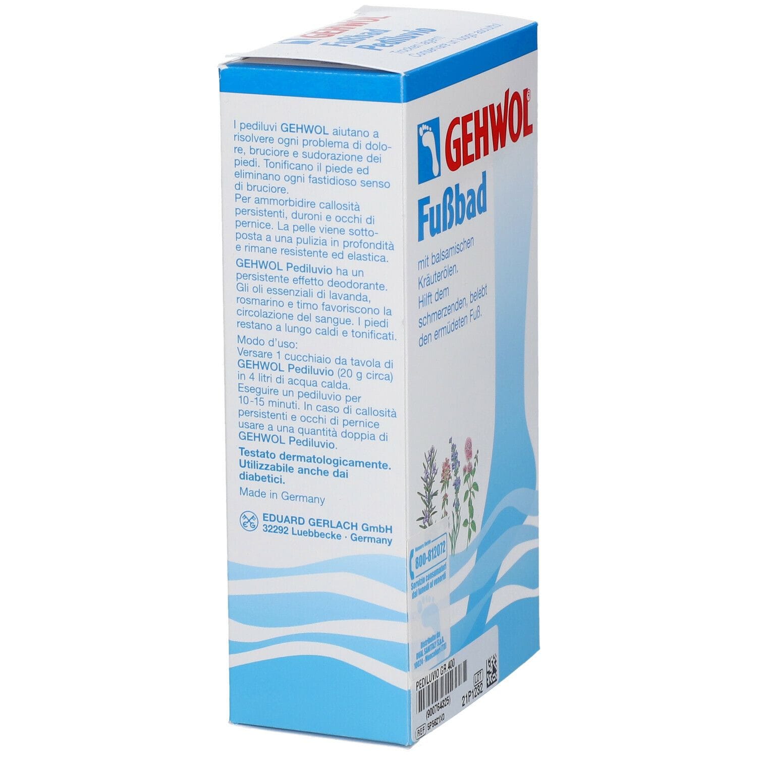 GEHWOL POLVERE PER PEDILUVIO 400 G