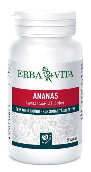 Integratore di Ananas gambo 60 capsule, drenante naturale