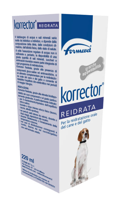 Korrector Reidrata per cane e gatto, flacone 220ml