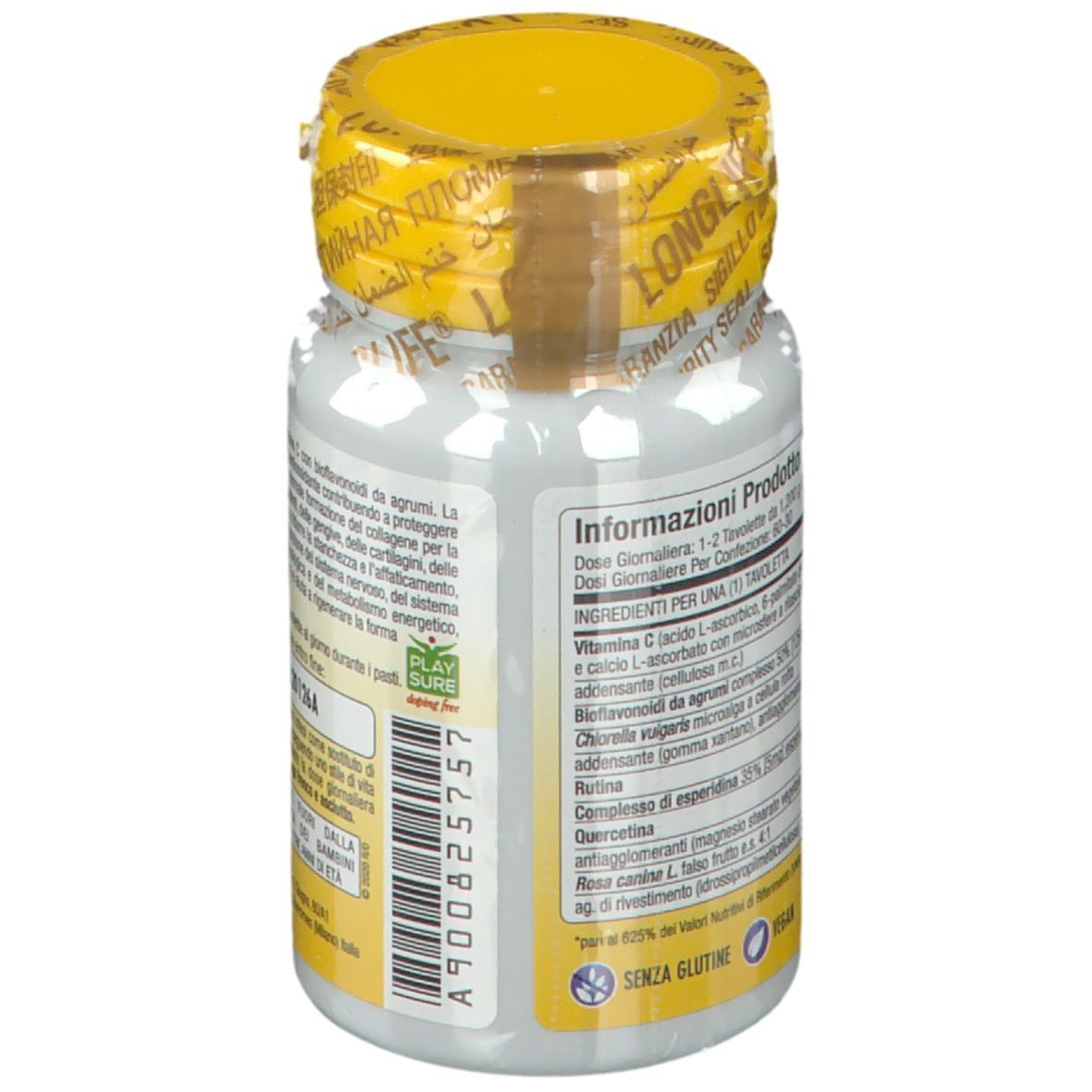 LONGLIFE C COMPLEX 500 TIME RELEASED 60 TAVOLETTE RIVESTITE