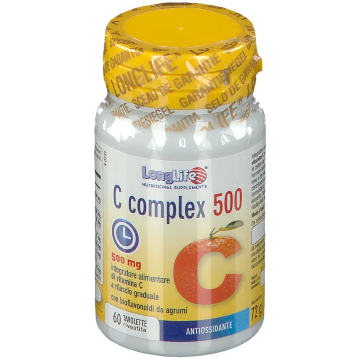 Longlife C Complex 500 Time Released 60 Tavolette