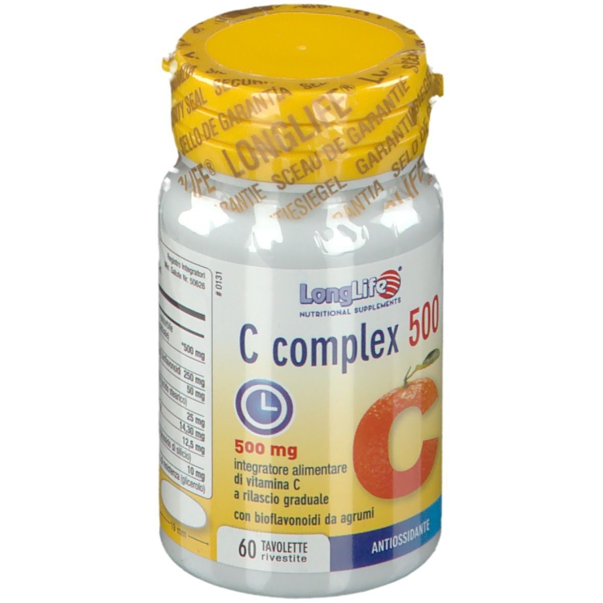 LONGLIFE C COMPLEX 500 TIME RELEASED 60 TAVOLETTE RIVESTITE