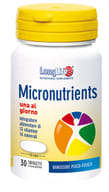 Integratore LongLife Micronutrients Vitamine e Minerali, 30 tavolette