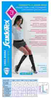 Gambaletto Scudotex 70 Denari Extra Nero misura 4