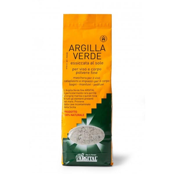 Argilla Verde Fine Argital 2500g per viso e corpo