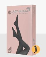 Gambaletto Lady Gloria 12 color sahara, taglia 3, 70 den